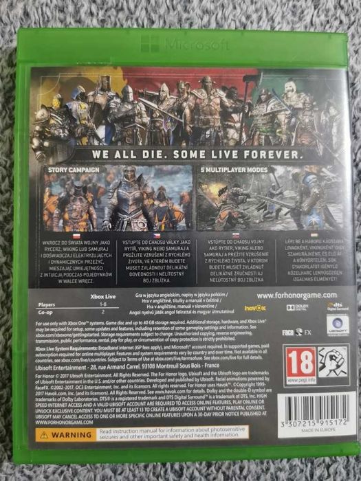 Gra For Honor (XBOX ONE) PL