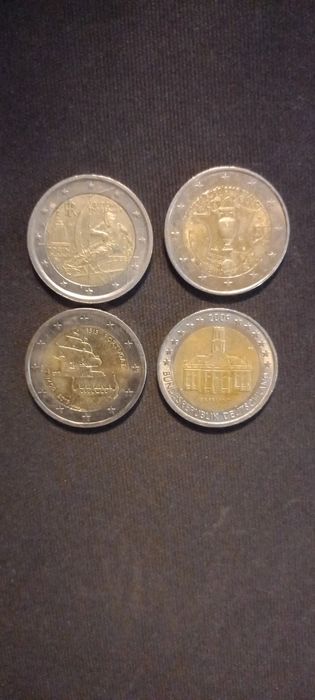 Moedas 2€ comemorativas 1