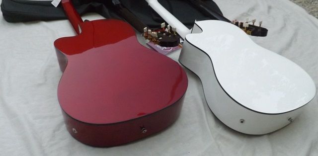 Guitarra clássica eletrificada - modelo cutaway nova