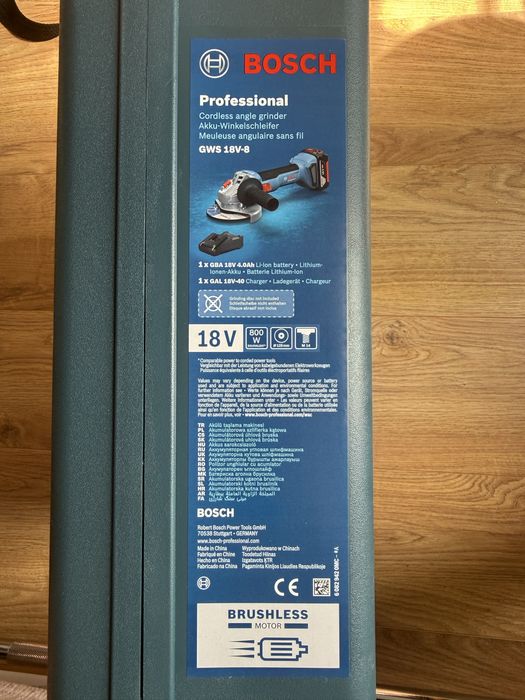 Bosch Professional GWS 18V-8 – akumulatorowa szlifierka kątowa