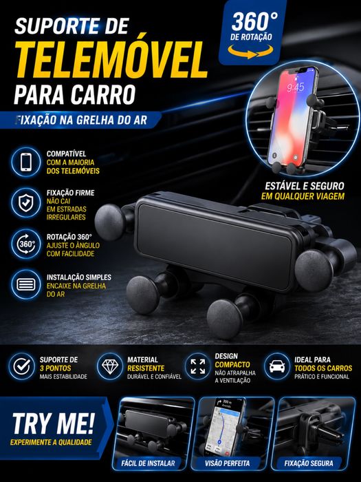 Suporte para telemovel