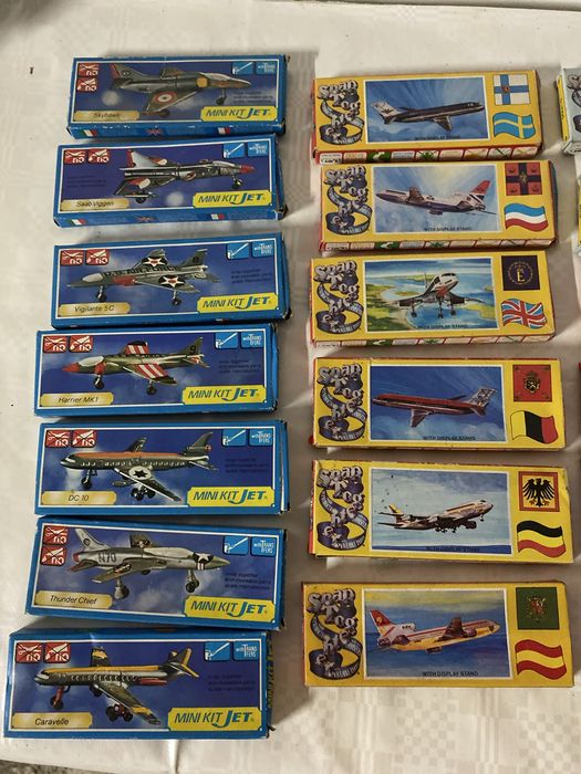 Mini Kits modelismo antigos novos