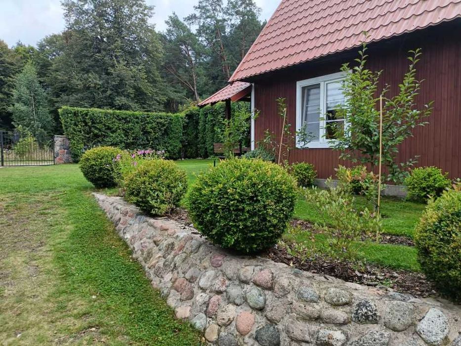 Domek nad samym jeziorem, Mazury..