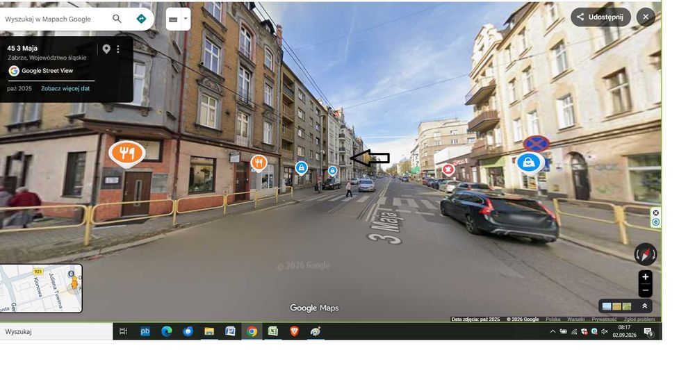 Zabrze, 3 Maja | 2 pokoje 41 m² | blisko ŚUM, PKP i DTŚ |parking