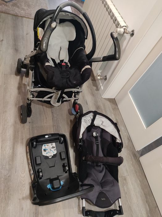 Carrinho+ Babycook+apoio carro bebe confot