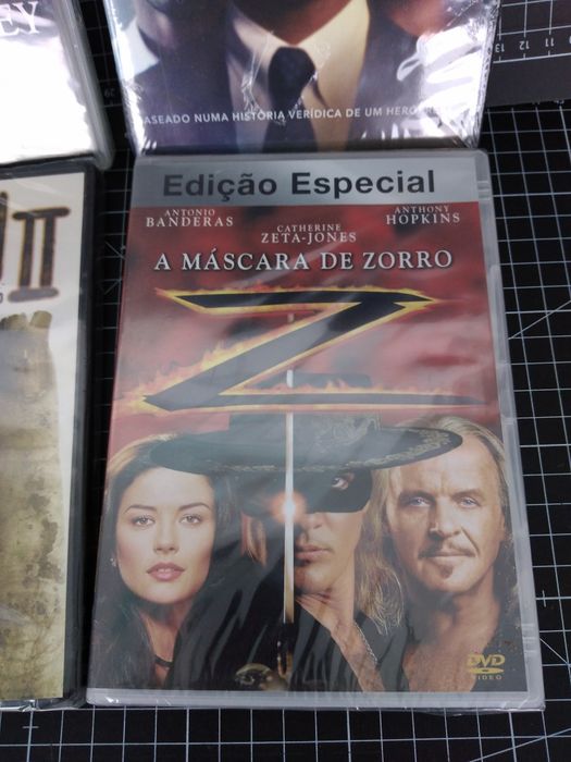 DVDs Selados novos. Saw 2, Zorro, Mr. Ripley, tudo pela justiça