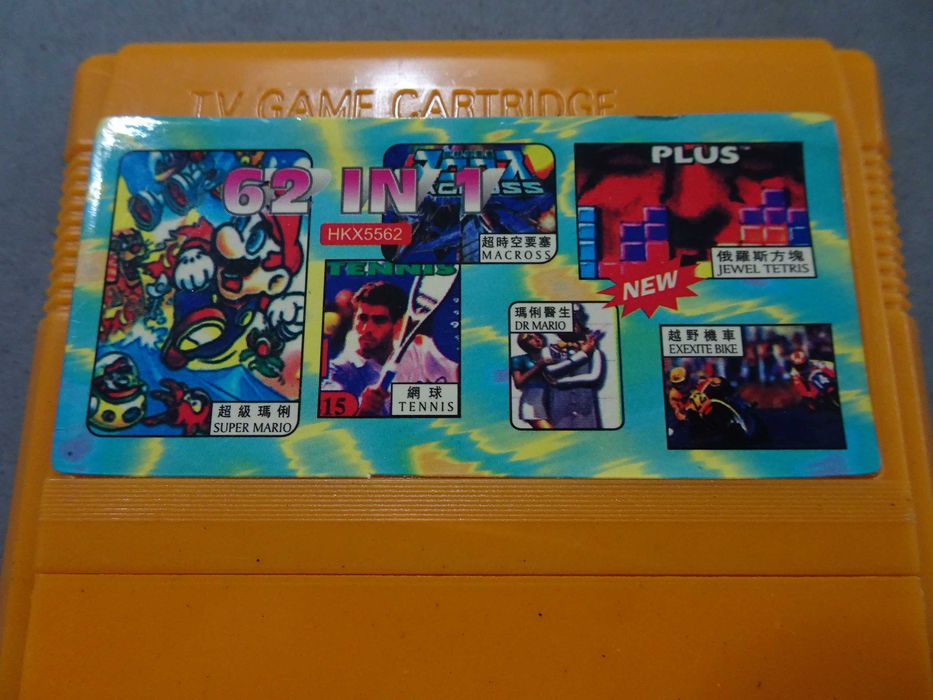 Jogo Famicom - 62 in 1