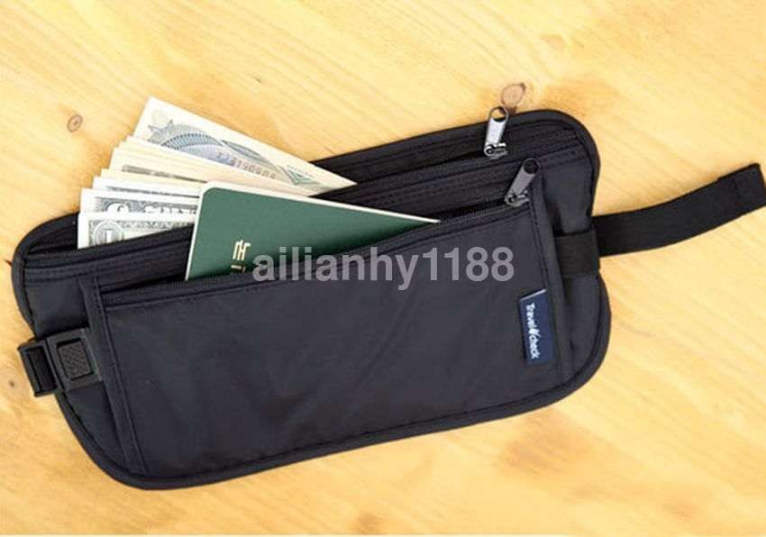 saco bolsa viagem cinto transporte dissimulado segurança dinheiro pass