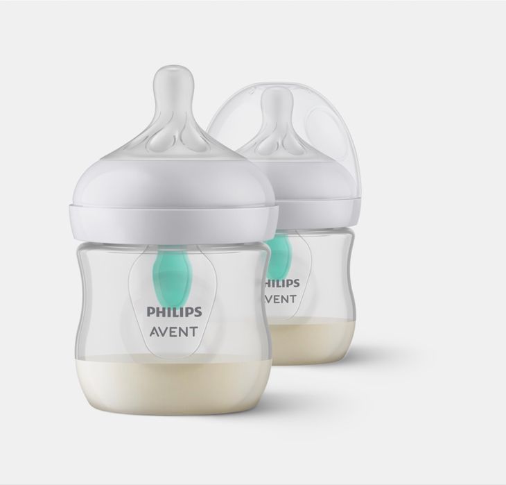 Philips Avent Natural Response  пляшечки 2шт для годування+ подарунок щіточки для чищення