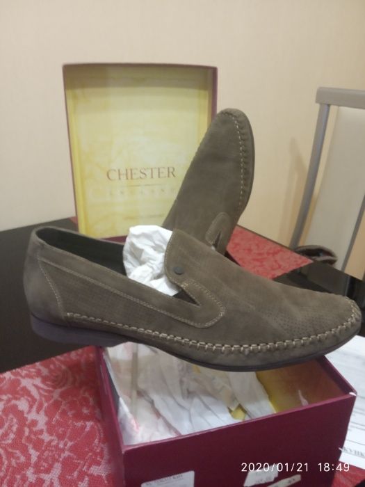 Туфли новые нубук