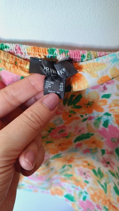 Top floral de verão