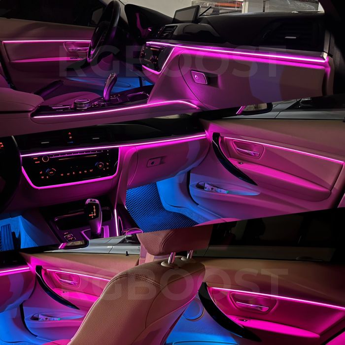 Динамическая 6в1 Контурная Ambient подсветка салона авто Symphony