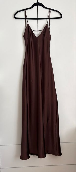 Сукня атлас плаття Zara m
