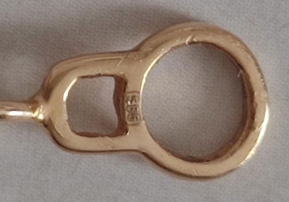 Ожерелье с жемчуга, золотая застёжка, 585 проба, 49 см