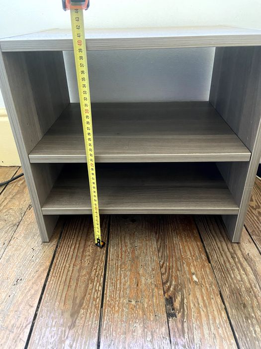 cama casal ikea com colchão + mesinhas cabeceira