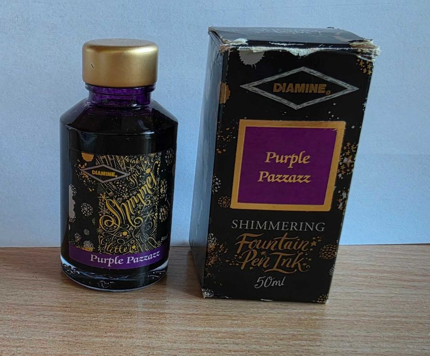 Atrament Diamine Shimmering purple pazzazz