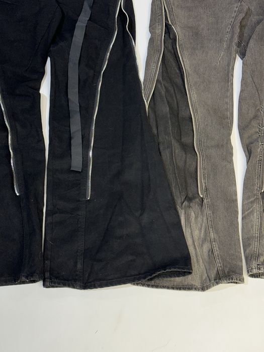 Клеш Rick Owens bolan banana cut jeans opium archive джинси чорні сірі