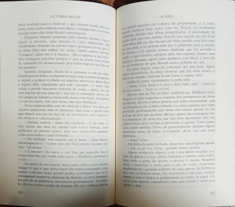 Livro "A ILHA" de Victoria Hislop