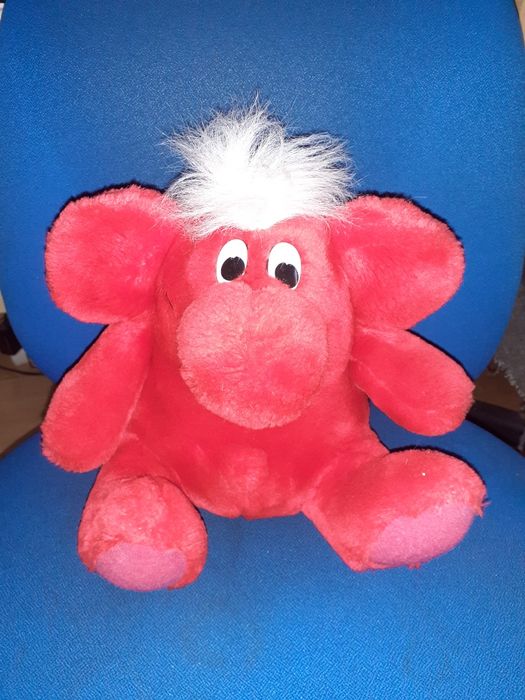 Boneco antigo em peluche  da Kodak