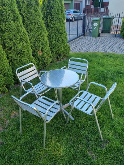 Meble ogrodowe ALUMINIOWE