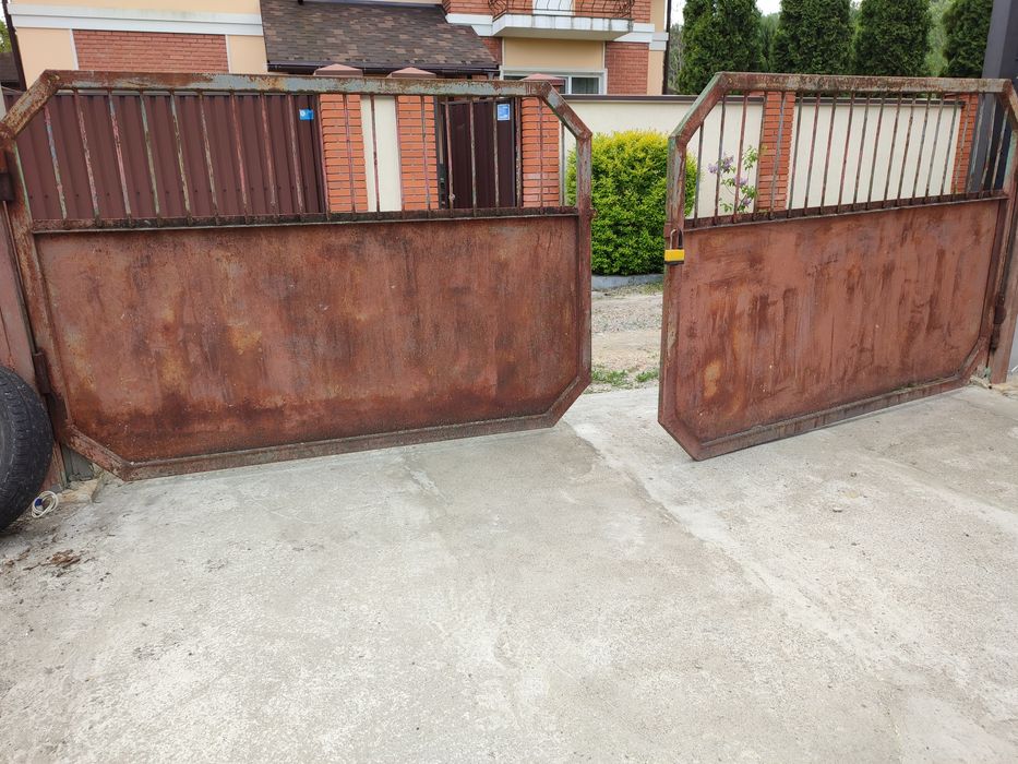 Забор металлический бу