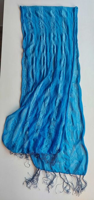 Szalik niebieski w paski