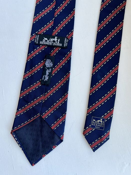 Вінтажна шовкова краватка оригінал Hermes