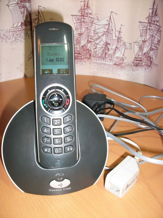 Cordless Landline Telephone, Silver Crest, Cocoon 110564730235382913122