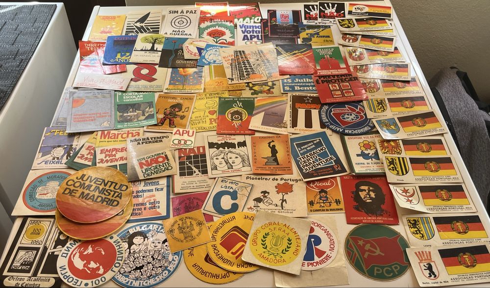 83 Autocolantes Anos 70/80: PCP, APU, etc