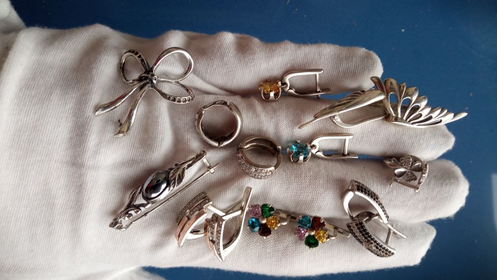 Сережки срібні 925 проба