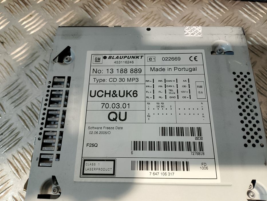Radio Opel Meriva A 453116246