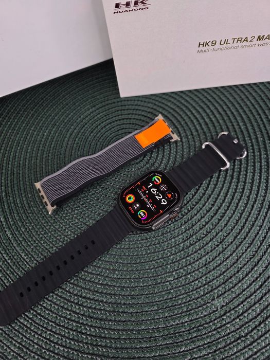 Watch HK Ultra2 Max – AMOLED 2,12", połączenia, sport, zdrowie – NOWY