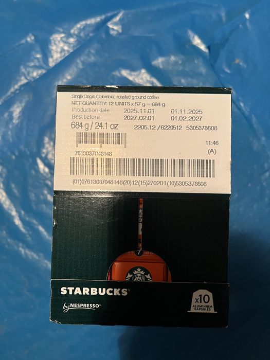 Starbucks single origin 120 kapsulek