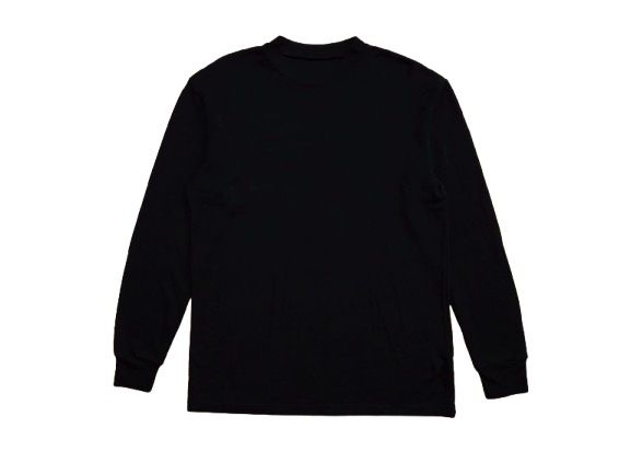 JANUS Bluzka Męska 100 % Wełna Merino Czarna r. L