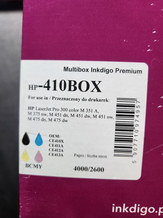 Inkdigo ZESTAW tonerów zamiennych do HP 4 sztuki