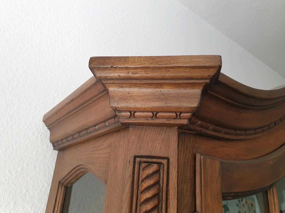 Meble dębowe komoda witryna meble dębowe komplet przecena !!