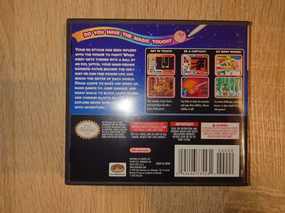 Kirby Canvas Curse Nintendo DS