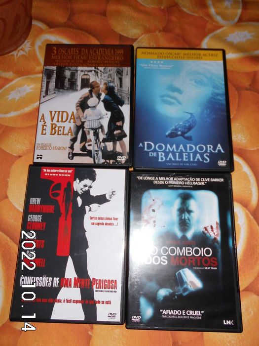 DVDS vários - filmes e música