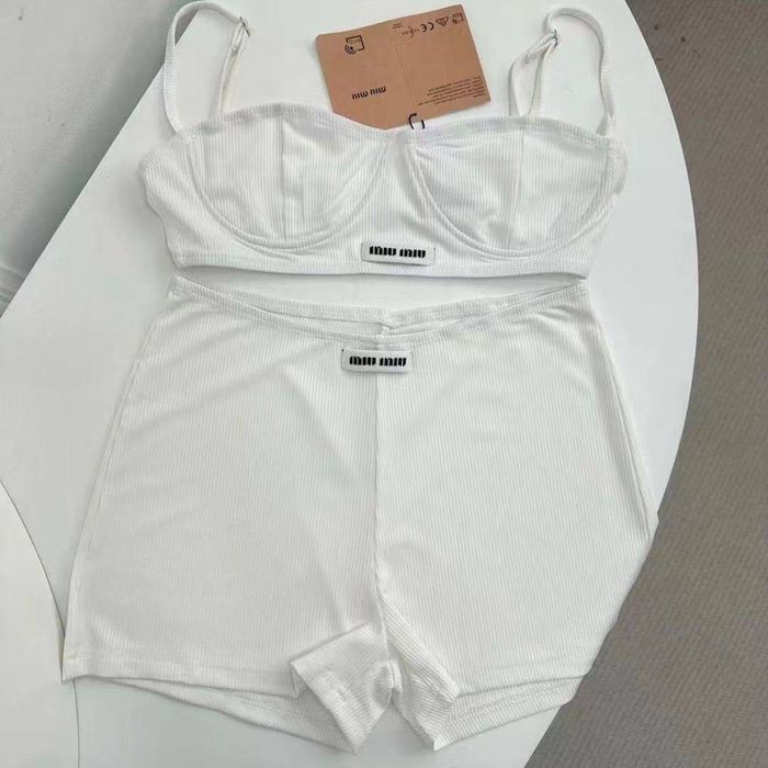 Комплект нижнего белья Miu miu комплект нижньої білизни міу міу