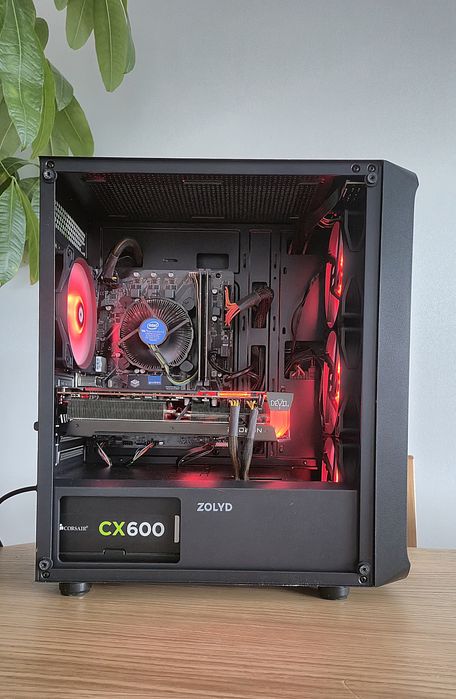 PC Gaming i5 10ª/ RX 6600XT/ 16GB/ SSD+HDD garantia