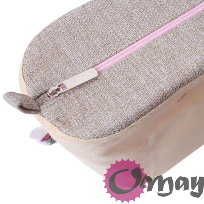 Naturalny organizer do OBAG STANDARD struktura róż 2 kieszenie OMAY
