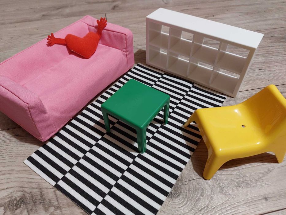 KidKraft domek dla lalek drewniany maxi wys. 121 cm + mebelki Ikea