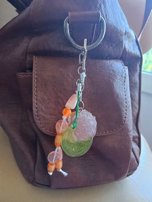 Bag charm artesanal FLOR