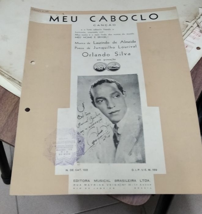 Partituras Antigas de música Portuguesa Originais.