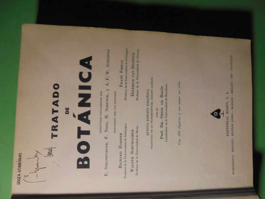 Strasburguer (E./Outros);Tratado de Botánica