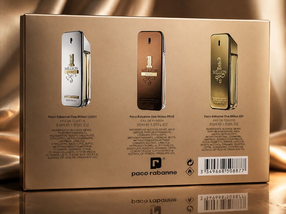 Perfume paco Rabanne 1 Million 3x30 ml – selado