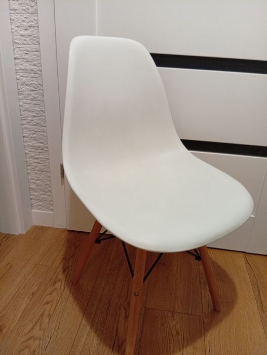 Krzesła skandynawskie, krzesła do jadalni, 6 sztuk