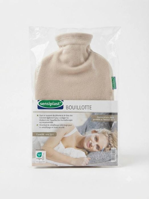 Грілка Sensiplast з флісовим чохлом 2 л Sensiplast