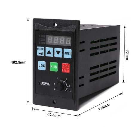 Частотник, перетворювач частоти 0.75-1.5-2.2 кВт 220/3*220Вт