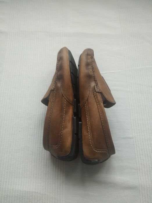 Mokasyny męskie Clarks skóra r.43